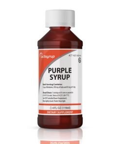 Actsyrup Purple Peach-Mint Flavor